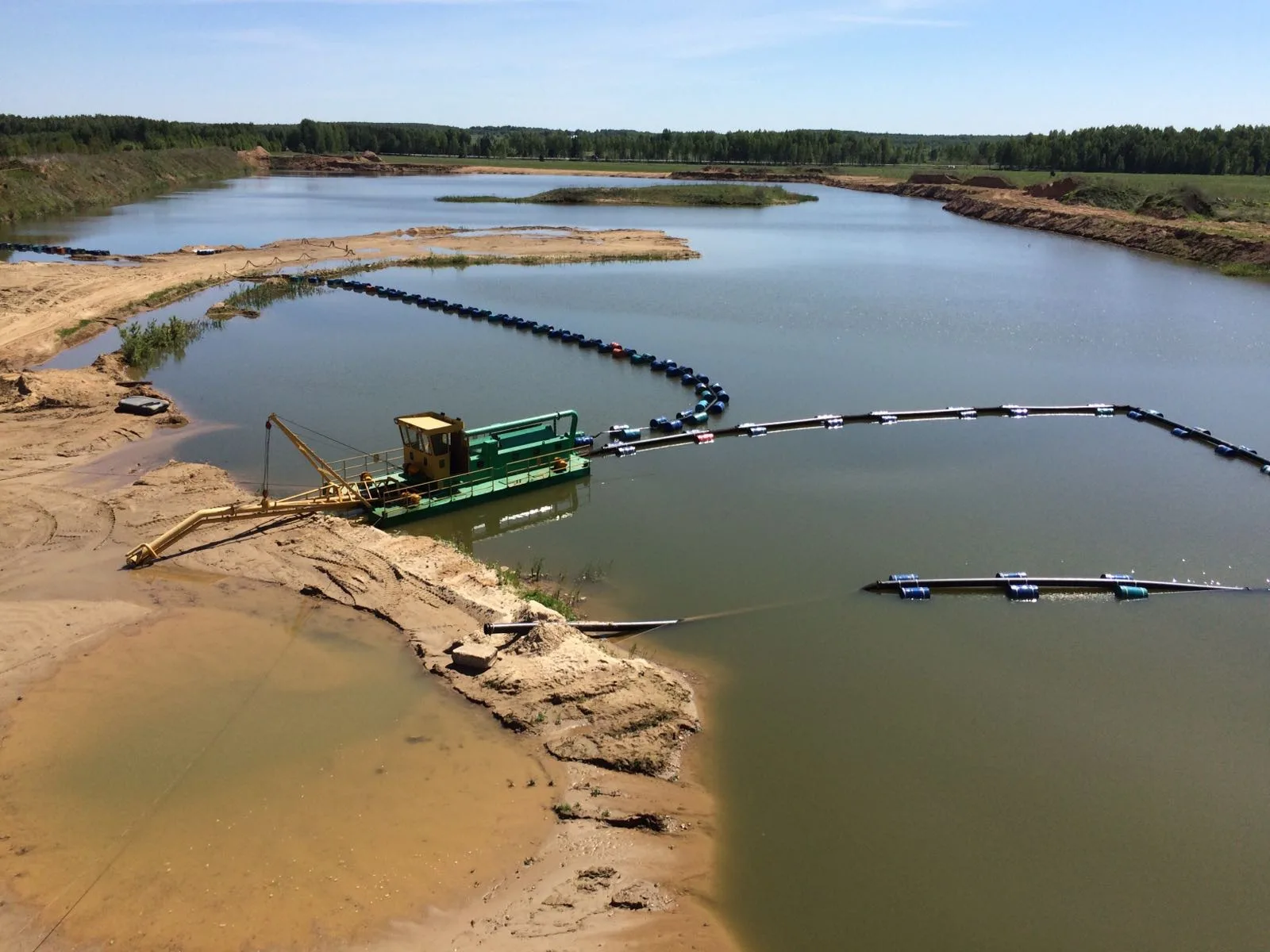 Добыча нерудных материалов в Томске