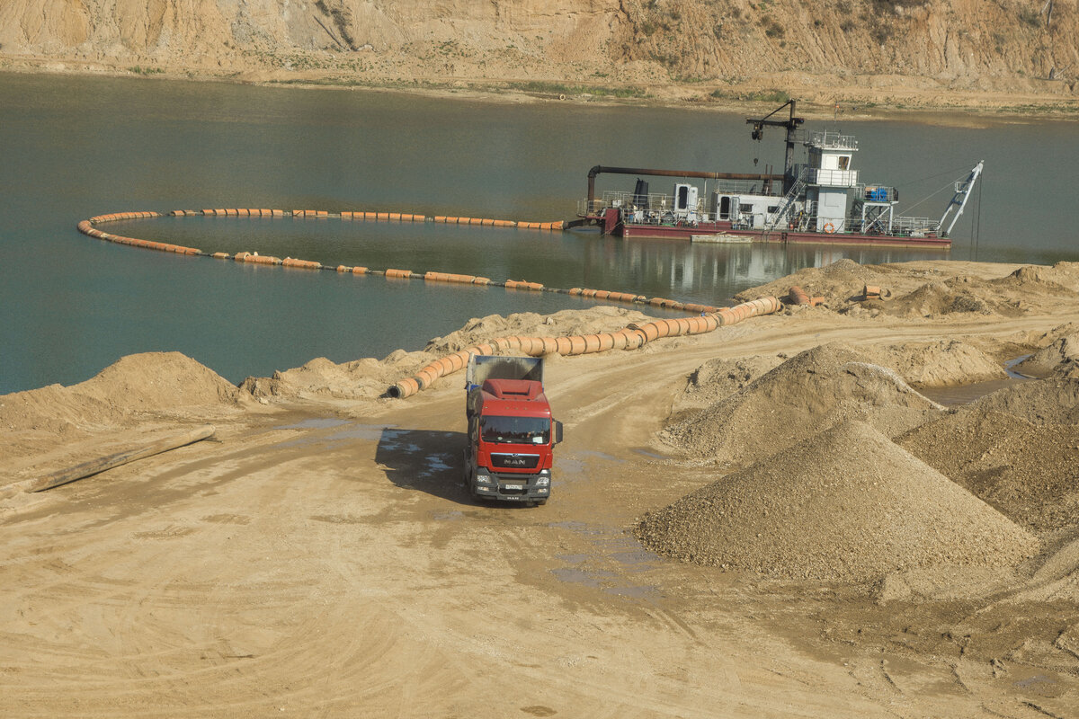 Гидронамыв песка в Томске